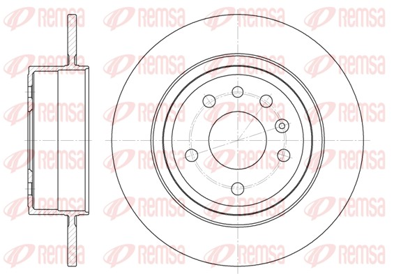Brake Disc - 6764.00 REMSA