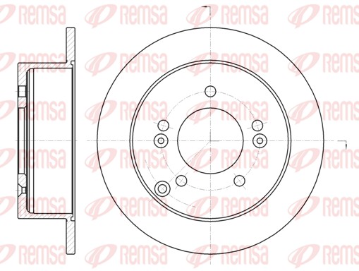 Brake Disc - 6766.00 REMSA