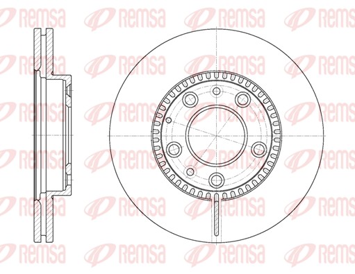 Brake Disc - 6767.10 REMSA