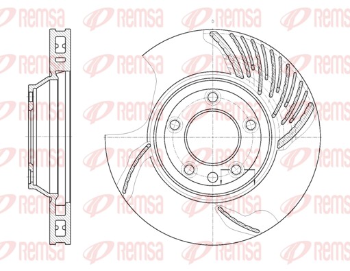 Brake Disc - 6769.10 REMSA