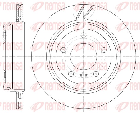 Brake Disc - 6772.10 REMSA
