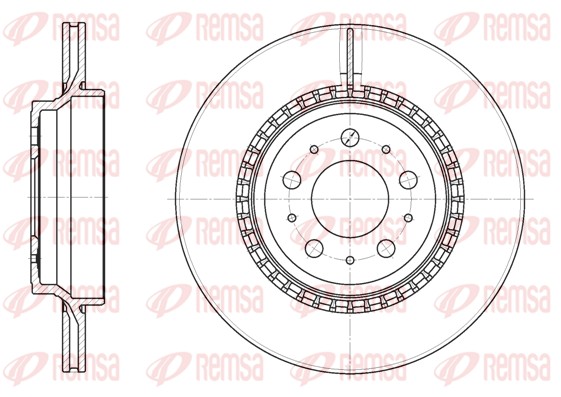 Brake Disc - 6777.10 REMSA