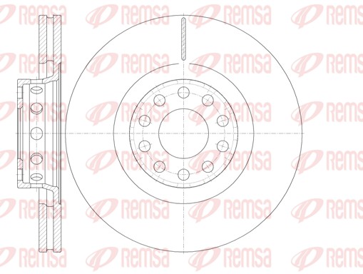 Brake Disc - 6781.10 REMSA