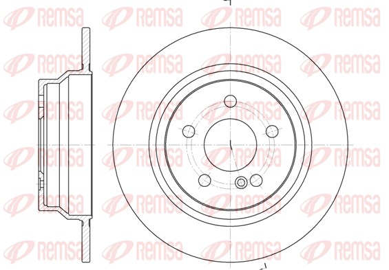 Brake Disc - 6787.00 REMSA