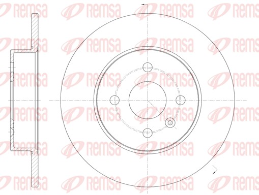 Brake Disc - 6789.00 REMSA