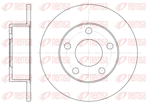 Brake Disc - 6803.00 REMSA