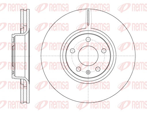 Brake Disc - 6807.10 REMSA