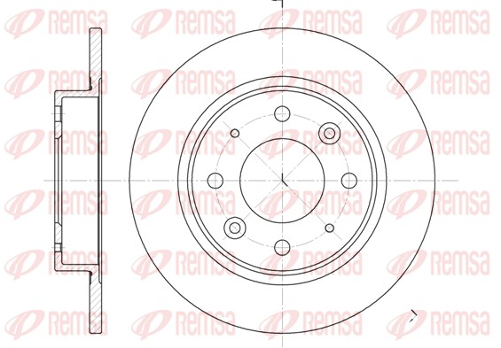 Brake Disc - 6813.00 REMSA