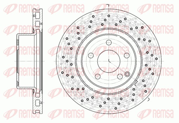 Brake Disc - 6817.10 REMSA