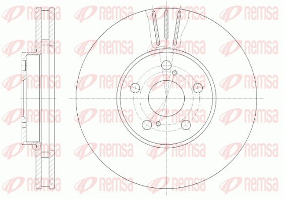 Brake Disc - 6819.10 REMSA