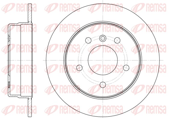 Brake Disc - 6831.00 REMSA