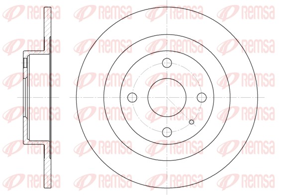 Brake Disc - 6833.00 REMSA