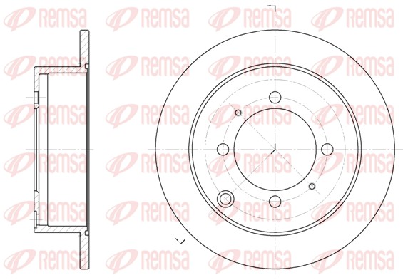 Brake Disc - 6838.00 REMSA