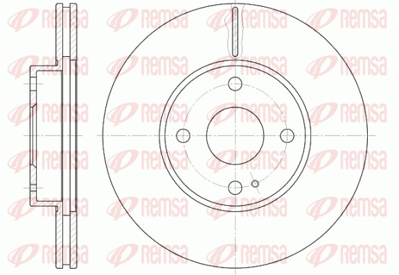 Brake Disc - 6843.10 REMSA