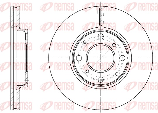 Brake Disc - 6844.10 REMSA