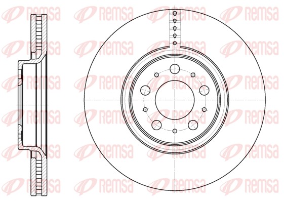 Brake Disc - 6866.10 REMSA