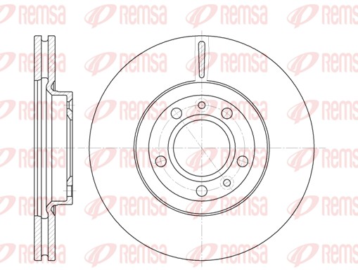 Brake Disc - 6869.10 REMSA