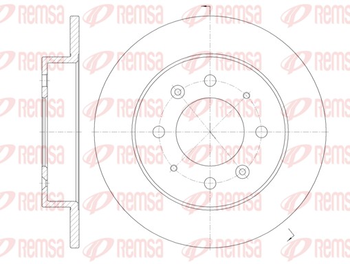 Brake Disc - 6874.00 REMSA