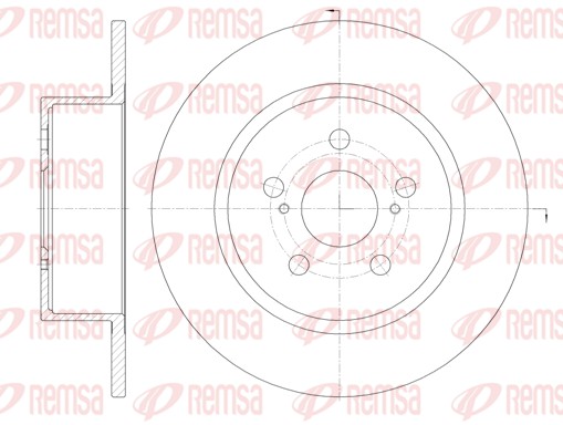 Brake Disc - 6878.00 REMSA