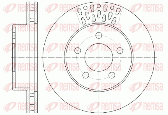 Brake Disc - 6895.10 REMSA
