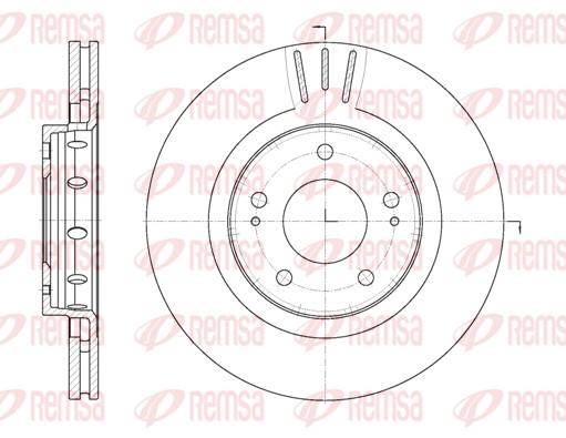 Brake Disc - 6896.10 REMSA