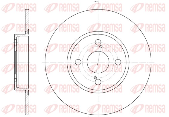 Brake Disc - 6900.00 REMSA