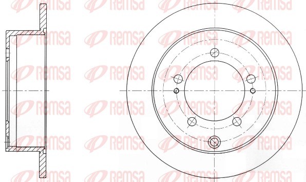 Brake Disc - 6903.00 REMSA