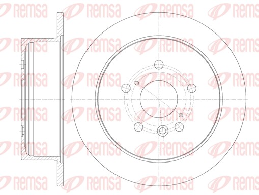 Brake Disc - 6911.00 REMSA