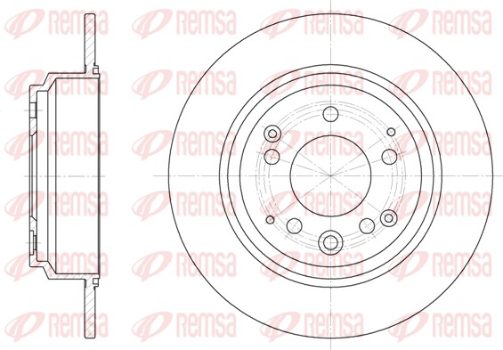 Brake Disc - 6922.00 REMSA