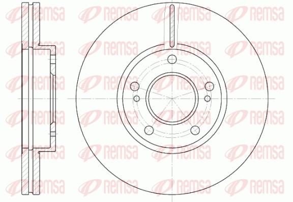 Brake Disc - 6937.10 REMSA