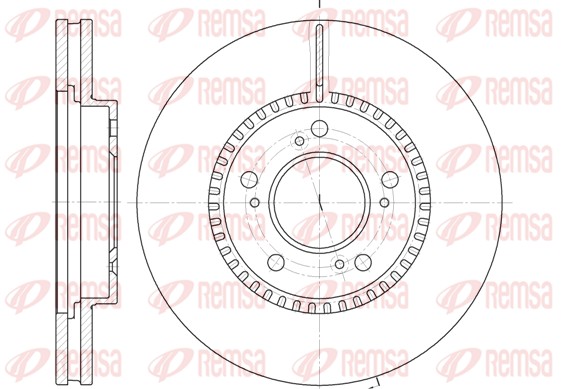 Brake Disc - 6938.10 REMSA