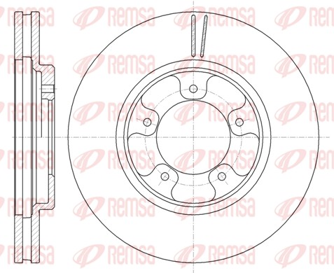 Brake Disc - 6939.10 REMSA