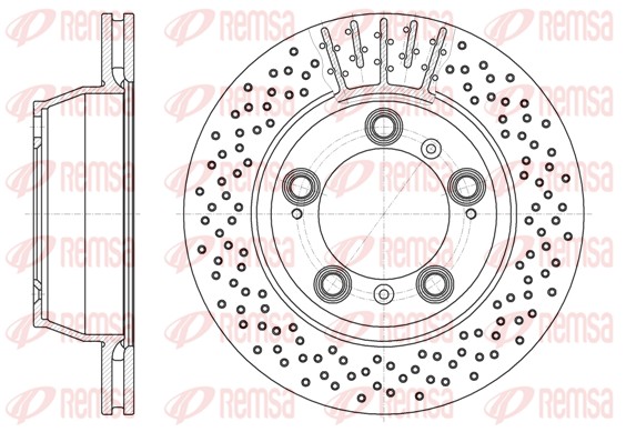 Brake Disc - 6941.10 REMSA