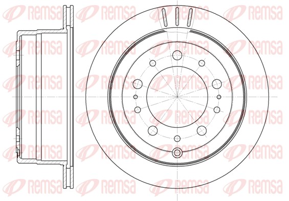 Brake Disc - 6948.10 REMSA