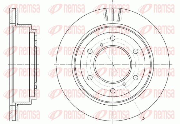 Brake Disc - 6955.10 REMSA