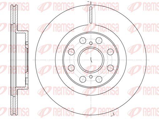 Brake Disc - 6961.10 REMSA