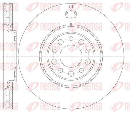 Brake Disc - 6965.10 REMSA