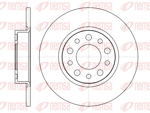 Brake Disc - 6967.00 REMSA