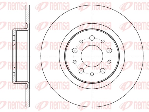 Brake Disc - 6968.00 REMSA