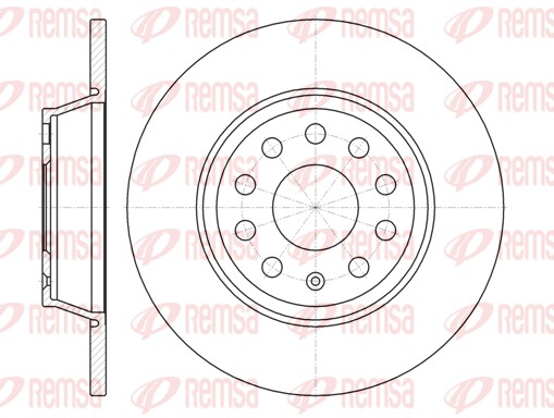 Brake Disc - 6973.00 REMSA