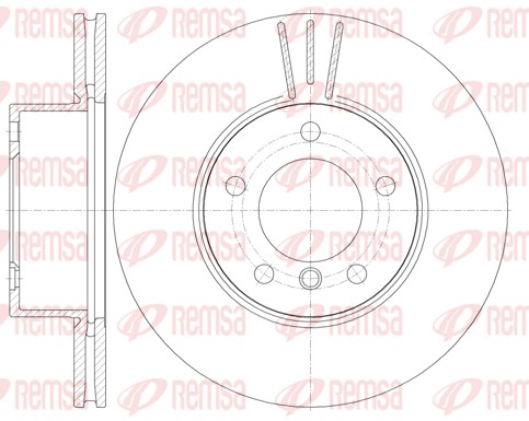 Brake Disc - 6974.10 REMSA