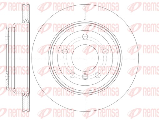 Brake Disc - 6977.10 REMSA