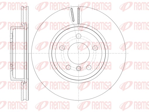 Brake Disc - 6978.10 REMSA