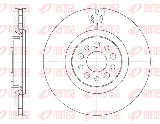 Brake Disc - 6980.10 REMSA