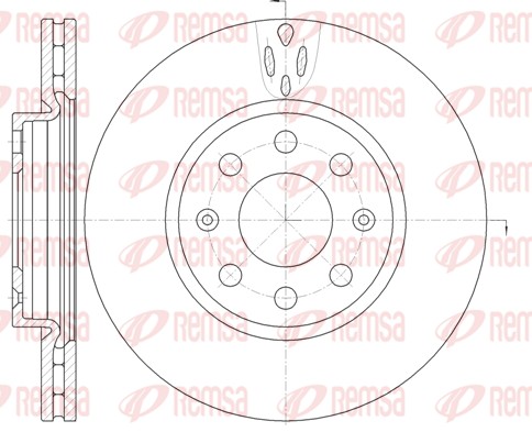 Brake Disc - 6981.10 REMSA