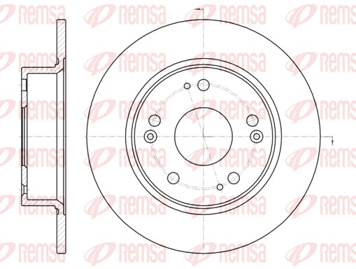 Brake Disc - 6984.00 REMSA