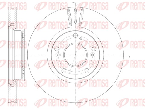 Brake Disc - 6985.10 REMSA