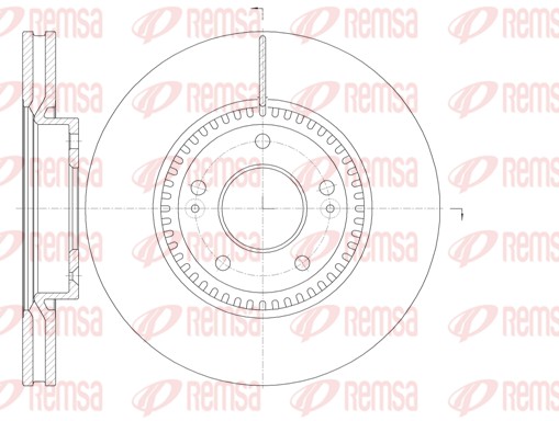 Brake Disc - 6988.10 REMSA