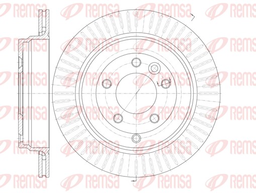 Brake Disc - 6995.10 REMSA