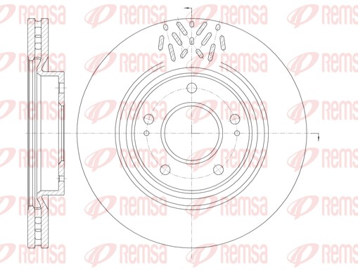 Brake Disc - 6996.10 REMSA
